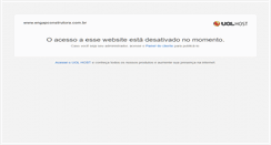 Desktop Screenshot of engapconstrutora.com.br